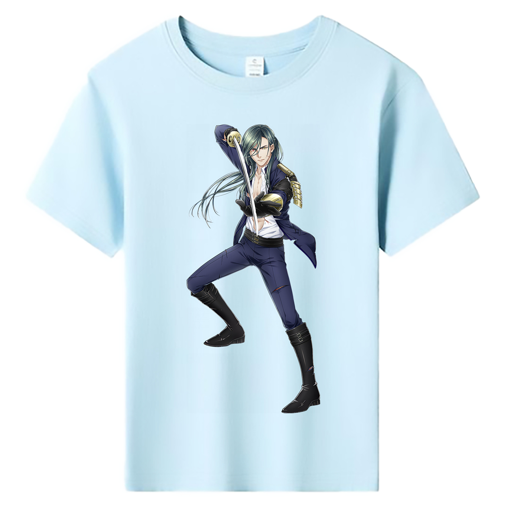 （画像用） 刀剣乱舞 Touken Ranbu 綿100％キッズTシャツ（フロントプリント）